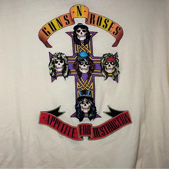 T&B Guns & Roses Graphic Long Sleeve Shirt - Picture 2 of 5